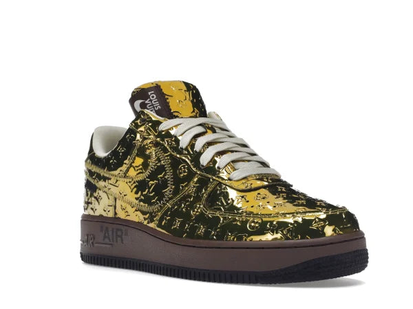 AF 1 LOUIS VUITTON OFF-WHITE METALLIC GOLD