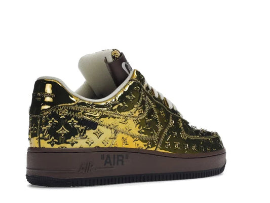 AF 1 LOUIS VUITTON OFF-WHITE METALLIC GOLD