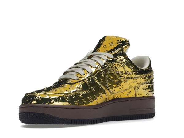 AF 1 LOUIS VUITTON OFF-WHITE METALLIC GOLD