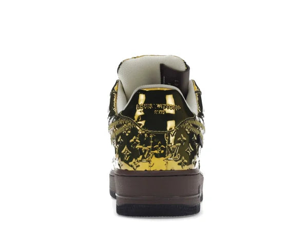 AF 1 LOUIS VUITTON OFF-WHITE METALLIC GOLD